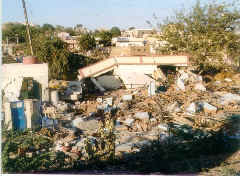 Devastated Bhachau. January 2001